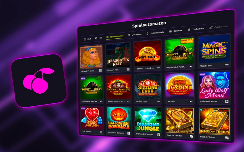 Entdecken Sie in der CasinoRex App tausende Slots und finden Sie dank praktischer Kategorien schnell Ihr Lieblingsspiel.